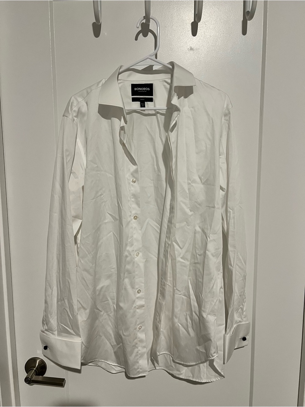 Bonobos White Men's Tuxedo Dress Shirt